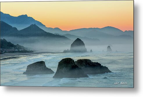 Ecola State Park Metal Print featuring the photograph Ecola State Park by Walt Baker