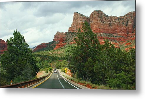 Entering Sedona Arizona Metal Print featuring the photograph Entering Sedona by Ola Allen