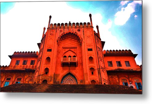 Architecture Metal Print featuring the photograph #Entrance Gate by Aakash Pandit