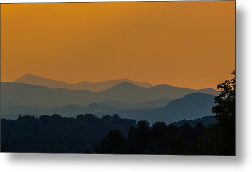 Whiteface Metal Print featuring the photograph Evening Over the Adirondacks by Tim Kirchoff