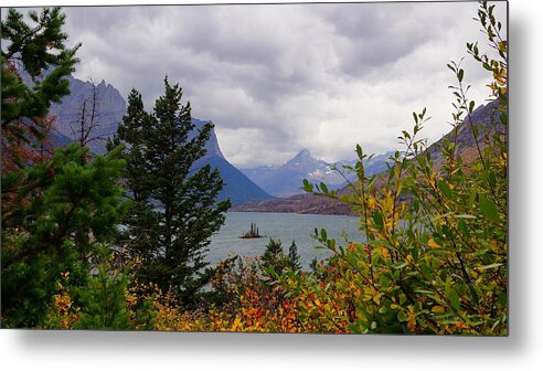 Fall Metal Print featuring the photograph Fall Framed Wild Goose Island by Tracey Vivar