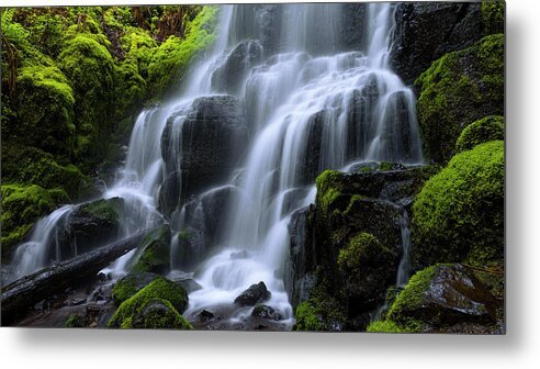 Falls Metal Print featuring the photograph Falls by Chad Dutson
