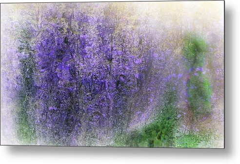 Floral Metal Print featuring the digital art Fantasy Floral 07-10-17 by David Lane