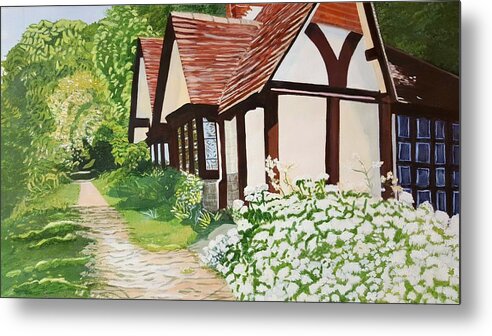 Ferry Metal Print featuring the painting Ferry Cottage by Joanne ONeill