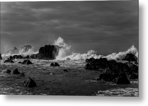 Action Metal Print featuring the photograph Fine Art Back and White245 by Joseph Amaral