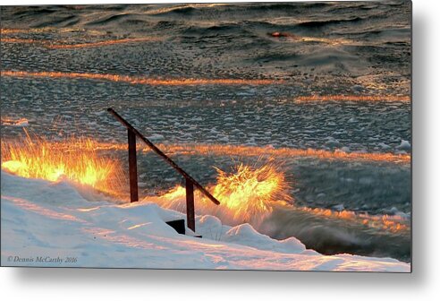 Thousand Islands Metal Print featuring the photograph Fire and Ice by Dennis McCarthy