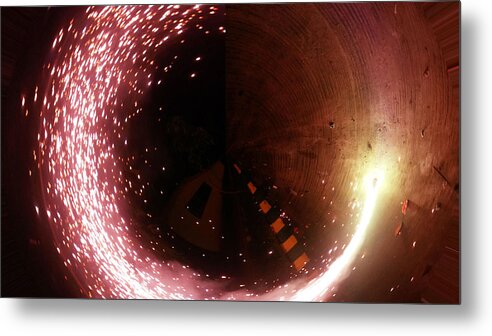 Crackeraslight Metal Print featuring the photograph Firework by Nilu Mishra