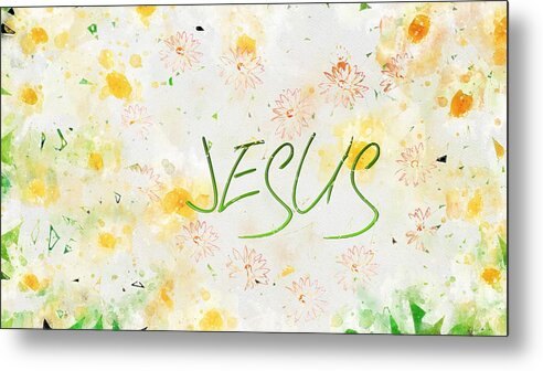 Jesus Metal Print featuring the digital art Follower Of JESUS by Payet Emmanuel