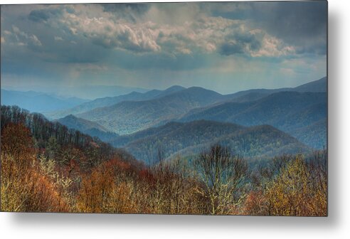 Great Smoky Mountains Metal Print featuring the photograph Great Smoky Mountains by Brenda Jacobs