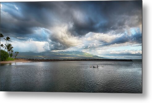 Hawaiian Boat Yard Metal Print featuring the photograph Hawaiian Boat Yard by Steven Michael