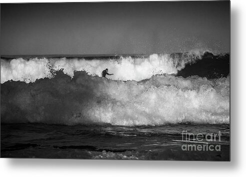 Heavy Surf Metal Print featuring the photograph Heavy surf at Avalon Beach by Sheila Smart Fine Art Photography