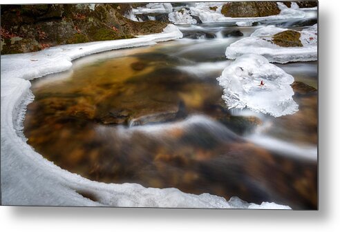 Ice Water Metal Print featuring the photograph Ice Water by Bill Wakeley