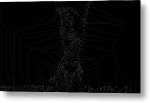 Vorotrans Metal Print featuring the digital art Inner by Stephane Poirier