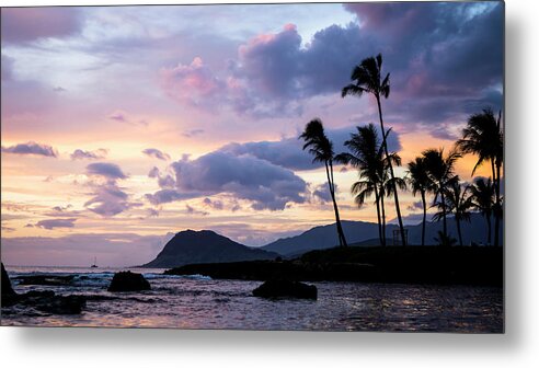Paradise Cove Metal Print featuring the photograph Island Silhouettes by Heather Applegate