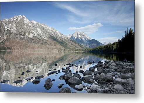 Jenny Metal Print featuring the photograph Jenny Lake by Ronnie And Frances Howard