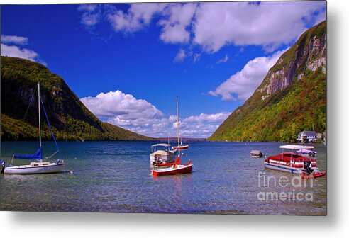 Fall Foliage Metal Print featuring the photograph Lake Willoughby by Scenic Vermont Photography