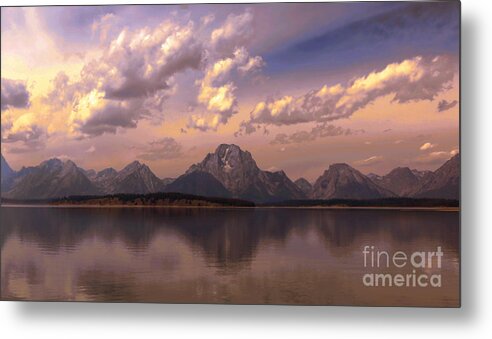 Mountain Metal Print featuring the photograph Last Light by Robert Pearson