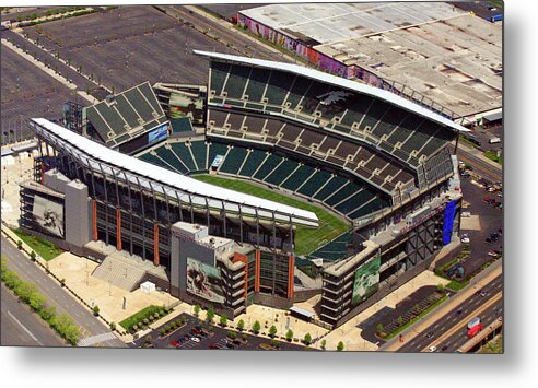 Lincoln Financial Field Metal Print featuring the photograph Lincoln Financial Field Philadelphia Eagles by Duncan Pearson