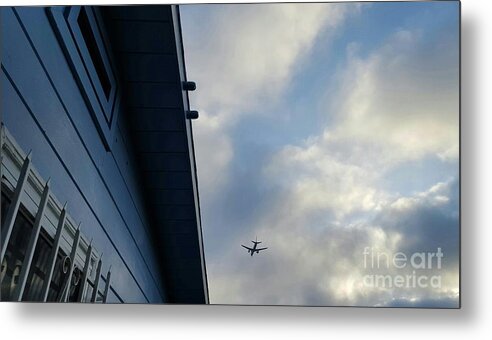 Landing Zone Metal Print featuring the photograph Living in The Landing Zone by Angela J Wright