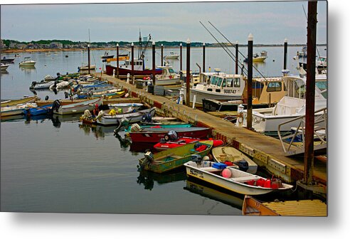 Cape Cod Metal Print featuring the photograph Many Boats by Alison Belsan Horton