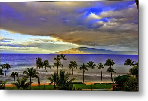 Maui Metal Print featuring the photograph Maui Sunset at Hyatt Residence Club by J R Yates