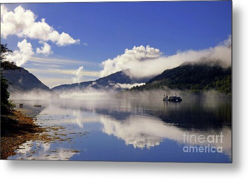 Loch Metal Print featuring the photograph Mist on the Loch by Lynn Bolt