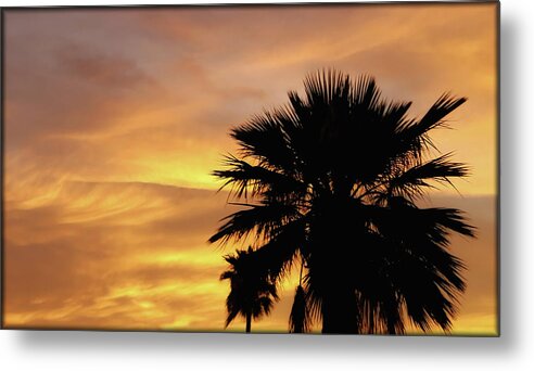 Monsoons Metal Print featuring the photograph Monsoon Sunsets 2018 by Elaine Malott
