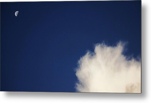 Florida Metal Print featuring the photograph Moon Clouds 2 Delray Beach by Lawrence S Richardson Jr