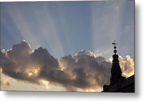 Sky Metal Print featuring the photograph Morning Sky by Inge Riis McDonald