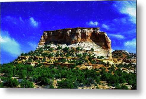 Mountain Metal Print featuring the photograph Mountain 9 by Kristalin Davis by Kristalin Davis