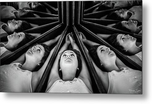  Metal Print featuring the photograph Multiplicity - with logo by Melissa Lipton
