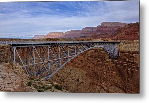 Navajo Bridge Metal Print featuring the photograph Navajo Bridge by Steve L'Italien