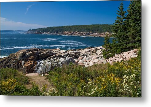 Ocean Metal Print featuring the photograph Otter Point by Kevin Craft