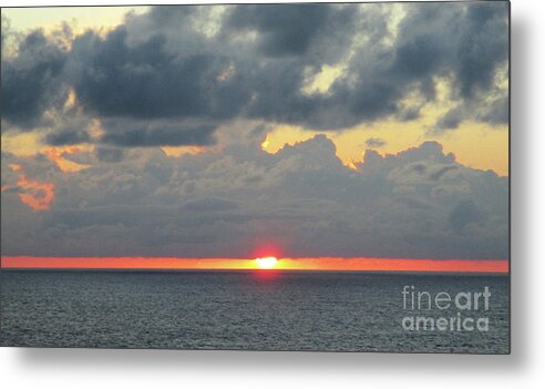 Sunrise Metal Print featuring the photograph Pacific Sunset Off Baja California, by Randall Weidner