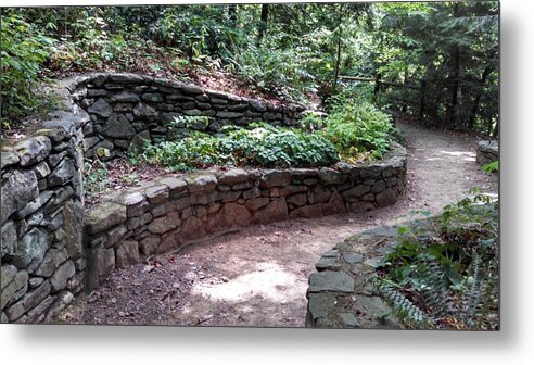 Path Metal Print featuring the photograph Path Takes A Turn by Allen Nice-Webb