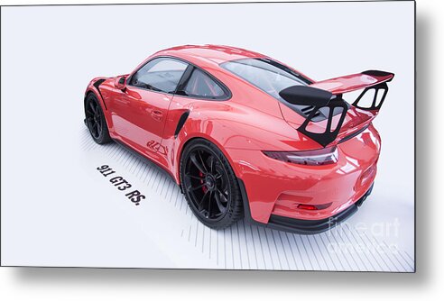 Porsche Metal Print featuring the photograph Porsche 911 GT3 RS by Roger Lighterness