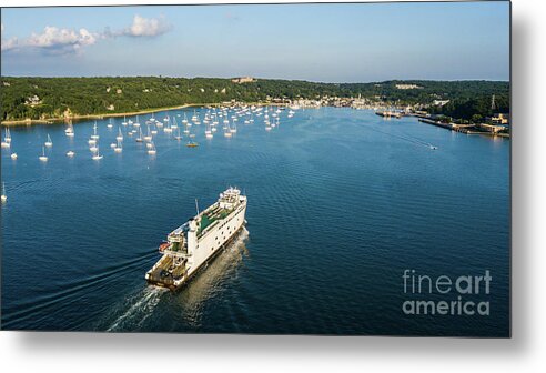 Port Jefferson Metal Print featuring the photograph Port Call by Sean Mills
