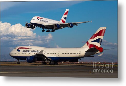 Aviation Metal Print featuring the photograph The Royal Couple by Alex Esguerra