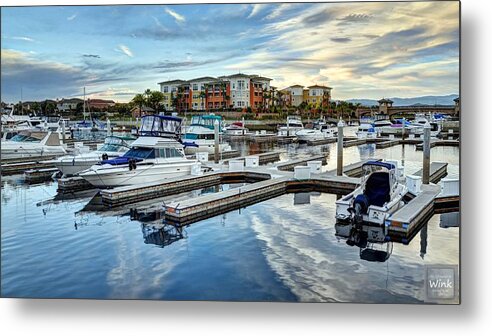  Metal Print featuring the photograph Seabridge Marina #1 by Wendell Ward