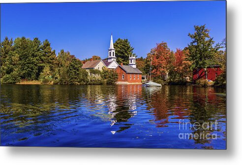 2018 Metal Print featuring the photograph Harrisville, New Hampshire. by New England Photography