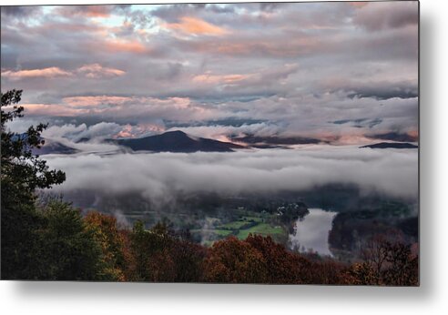 Sunset Metal Print featuring the photograph Shenandoah Valley November 2015 Skies by Lara Ellis