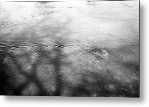 Water Metal Print featuring the photograph Sideline Reflections by Teri Schuster