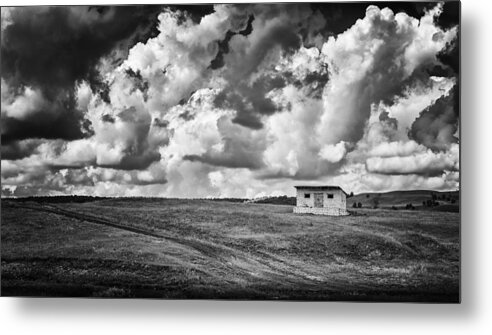 Plain Metal Print featuring the photograph Hut of Dreams by John Williams