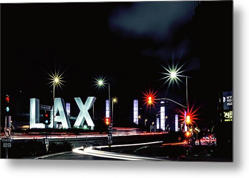 Lax Metal Print featuring the photograph Stars Over LAX by April Reppucci