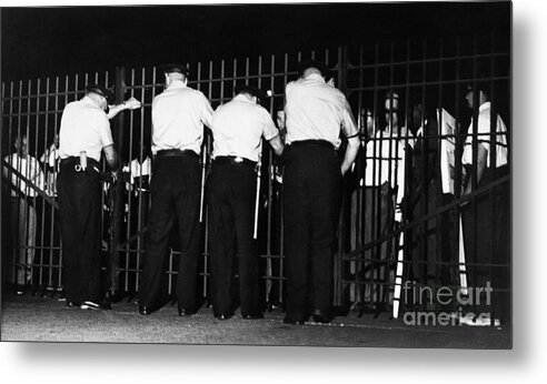 1959 Metal Print featuring the photograph Steel Strike 1959 by Granger