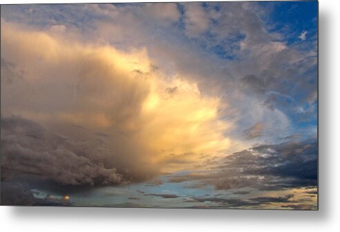 Cloud Metal Print featuring the photograph Storm approach by Sean Griffin