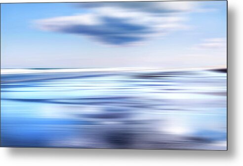 Beach Metal Print featuring the photograph Summer Beach Blues by Bill Wakeley