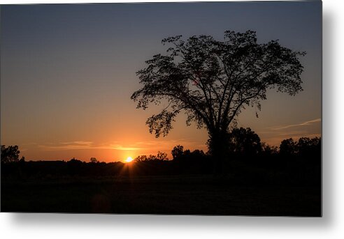 Nature Metal Print featuring the photograph Sunset   by Holden The Moment