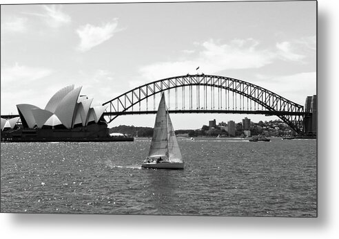 Sydney Harbour Metal Print featuring the photograph Sydney Harbour No. 1-1 by Sandy Taylor