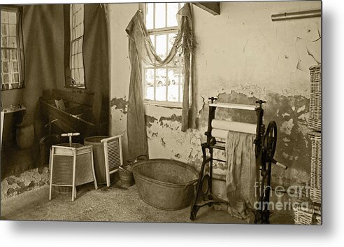 Welfare Metal Print featuring the photograph The Art of Welfare. Wash-house. by Elena Perelman